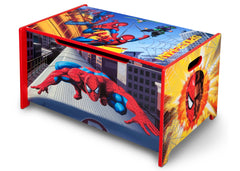 Delta Children Marvel Spider-Man Toy Box Left Side View a2a