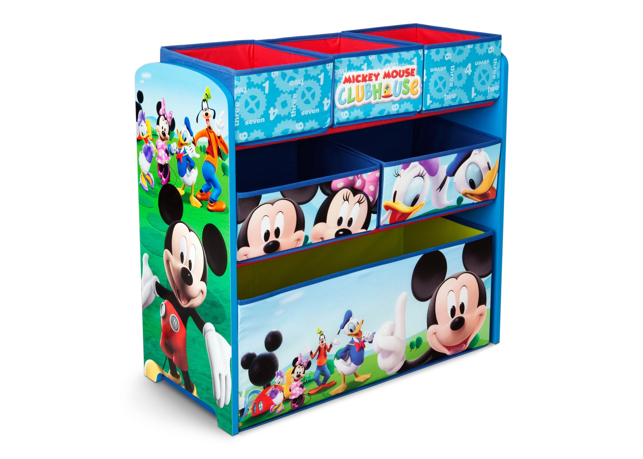 Caja de ordenación infantil Mickey 32x32x32cm