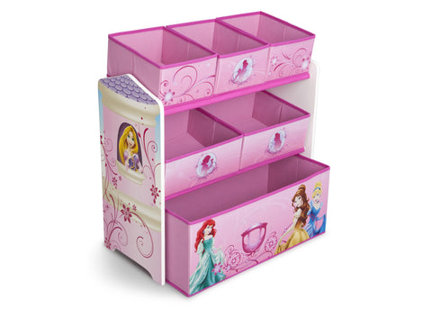 Princess Multi-Bin Toy Organizer