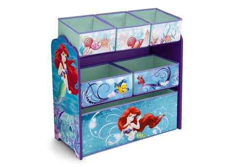 Little Mermaid Multi-Bin Toy Organizer