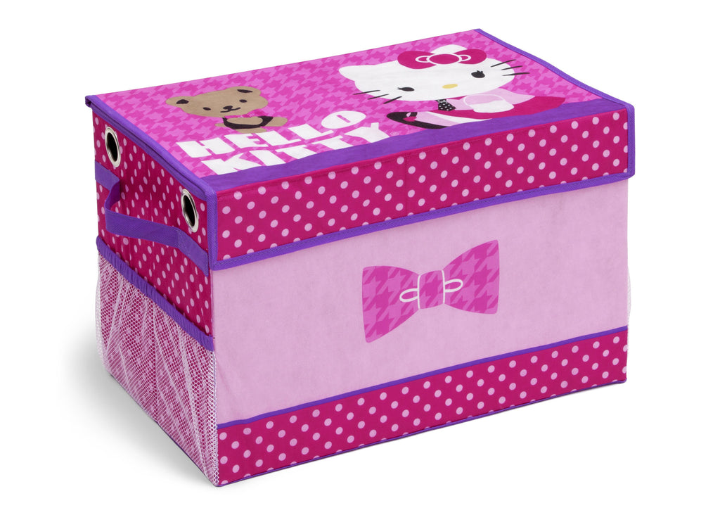 Delta Children Hello Kitty Fabric Toy Box Right Side View a1a