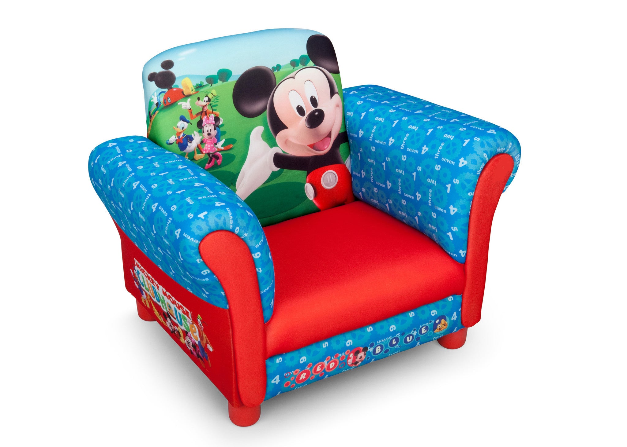 Mickey Mouse Upholstered Chair deltaplayground