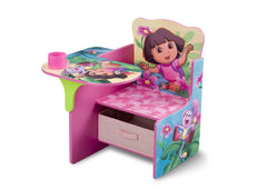 Delta Children Style 1 Dora Chair Desk with Storage Bin, Left View a2a