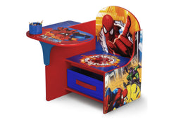 Delta Children Spider-Man Chair Desk with Storage Bin, Left View a2a