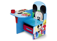 Delta Children Mickey Mouse Chair Desk with Storage Bin Left Side View a2a