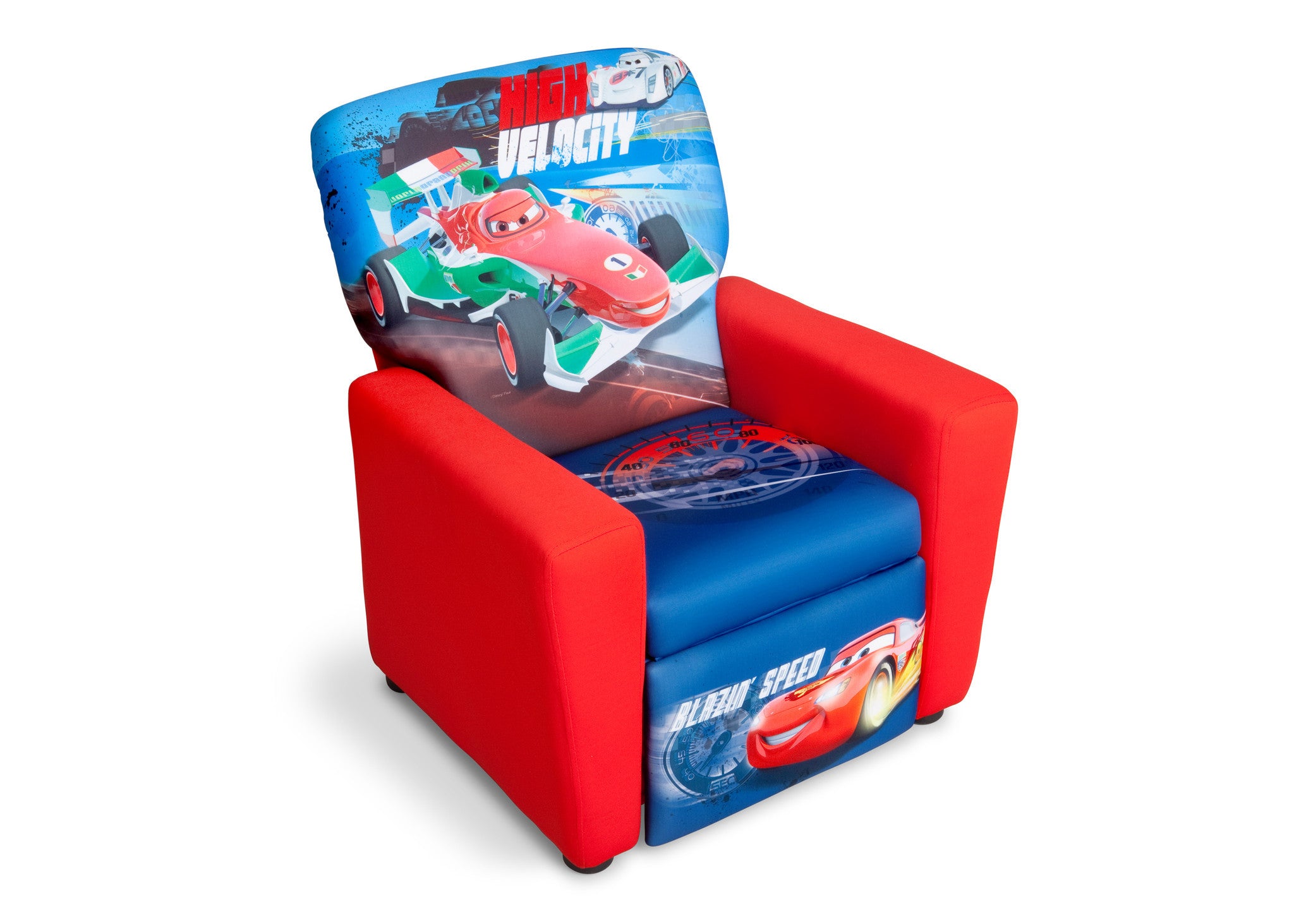 Cars Upholstered Recliner Chair deltaplayground