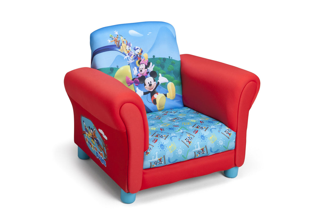 Delta Children Style 1 Mickey Mouse Upholstered Chair, Right Side View a1a