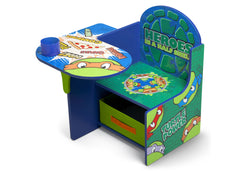 Delta Children Ninja Turtles Chair Desk with Storage Bin Left Side View a2a