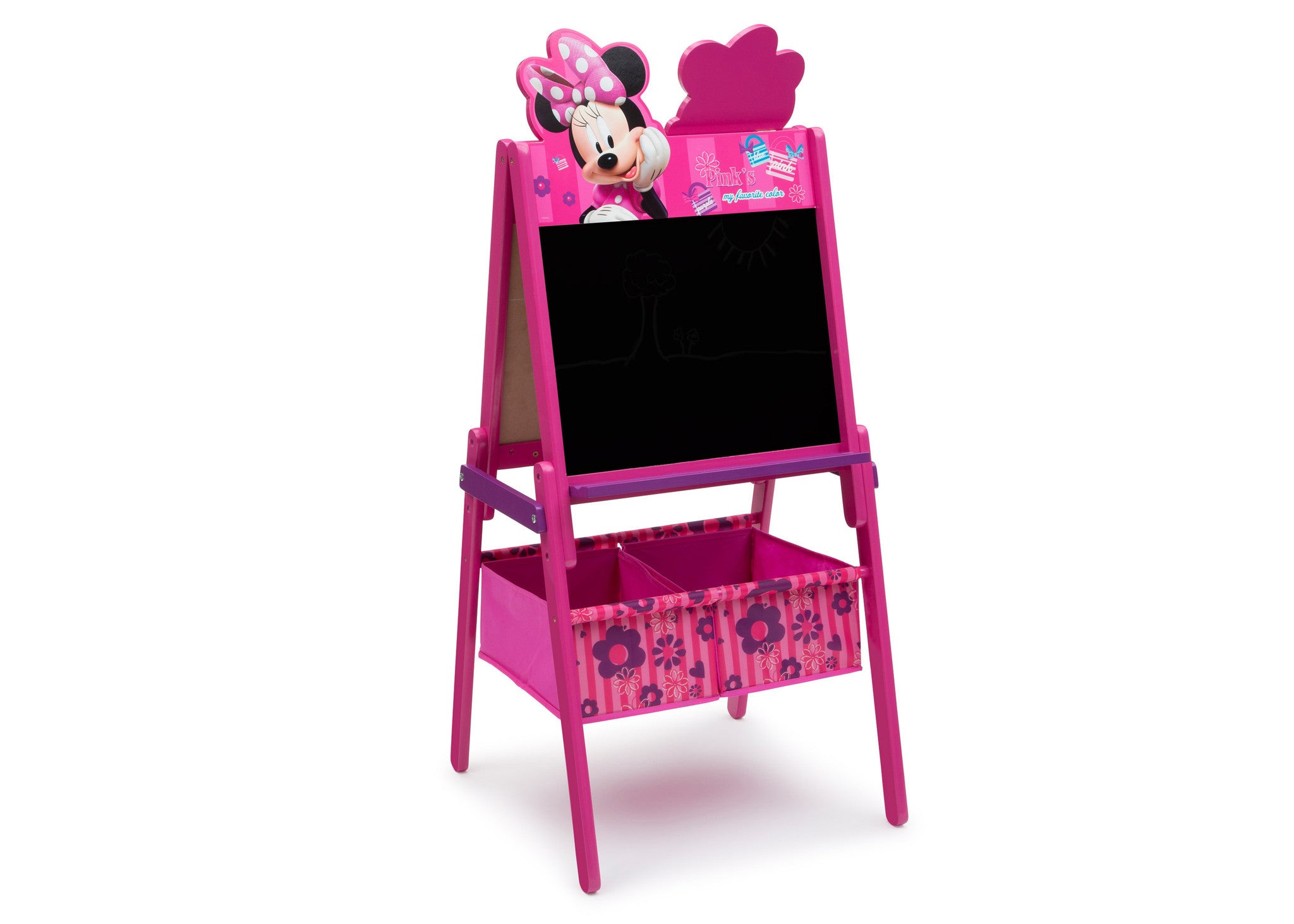 Beefunni 2 in1 Kids Easel,Pink, Drawing & Learning Board Gifts for