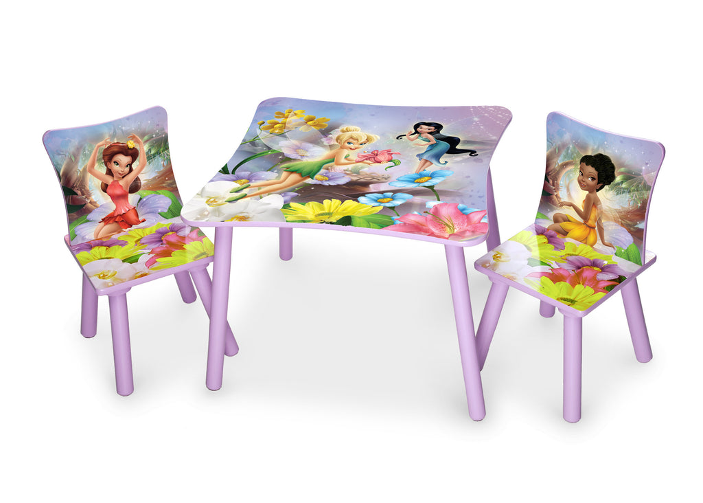 Delta Children Style 1 Fairies Table and Chairs, Right View a1a