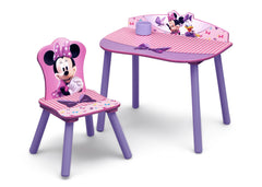 Delta Children Minnie Desk & Chair Set, Chair on Left a2a