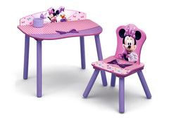 Delta Children Minnie Desk & Chair Set, Chair on Right a1a