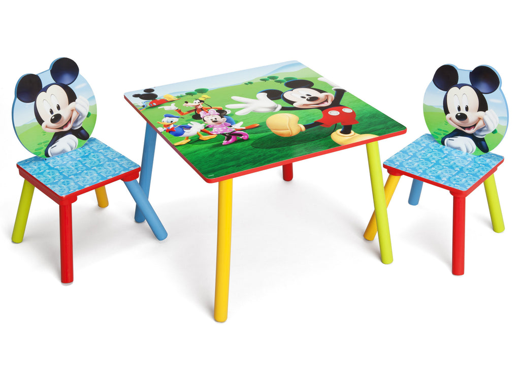 Mickey mouse 2025 table and chairs