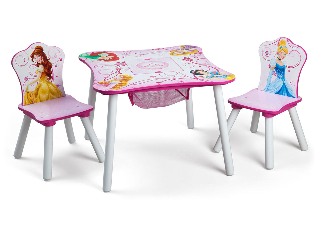 Kids princess top table and chairs