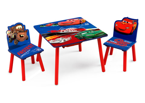 Cars Table & Chair Set with Storage