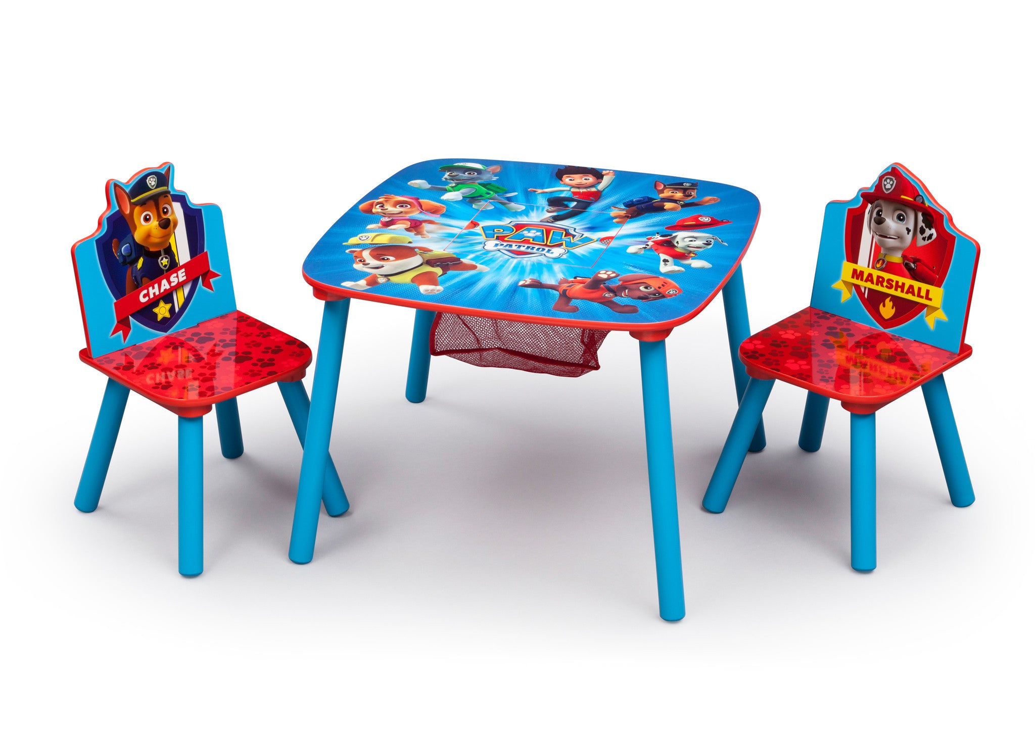 PAW Patrol Table Chair Set with Storage deltaplayground