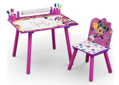 Delta Children Minnie Mouse Art Desk, Left View with Props a2a