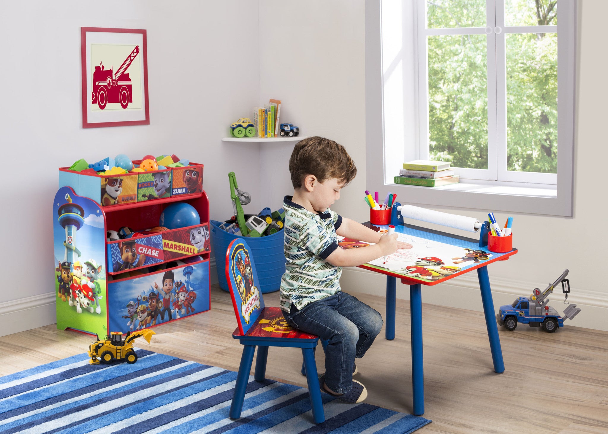 Paw patrol art desk hotsell