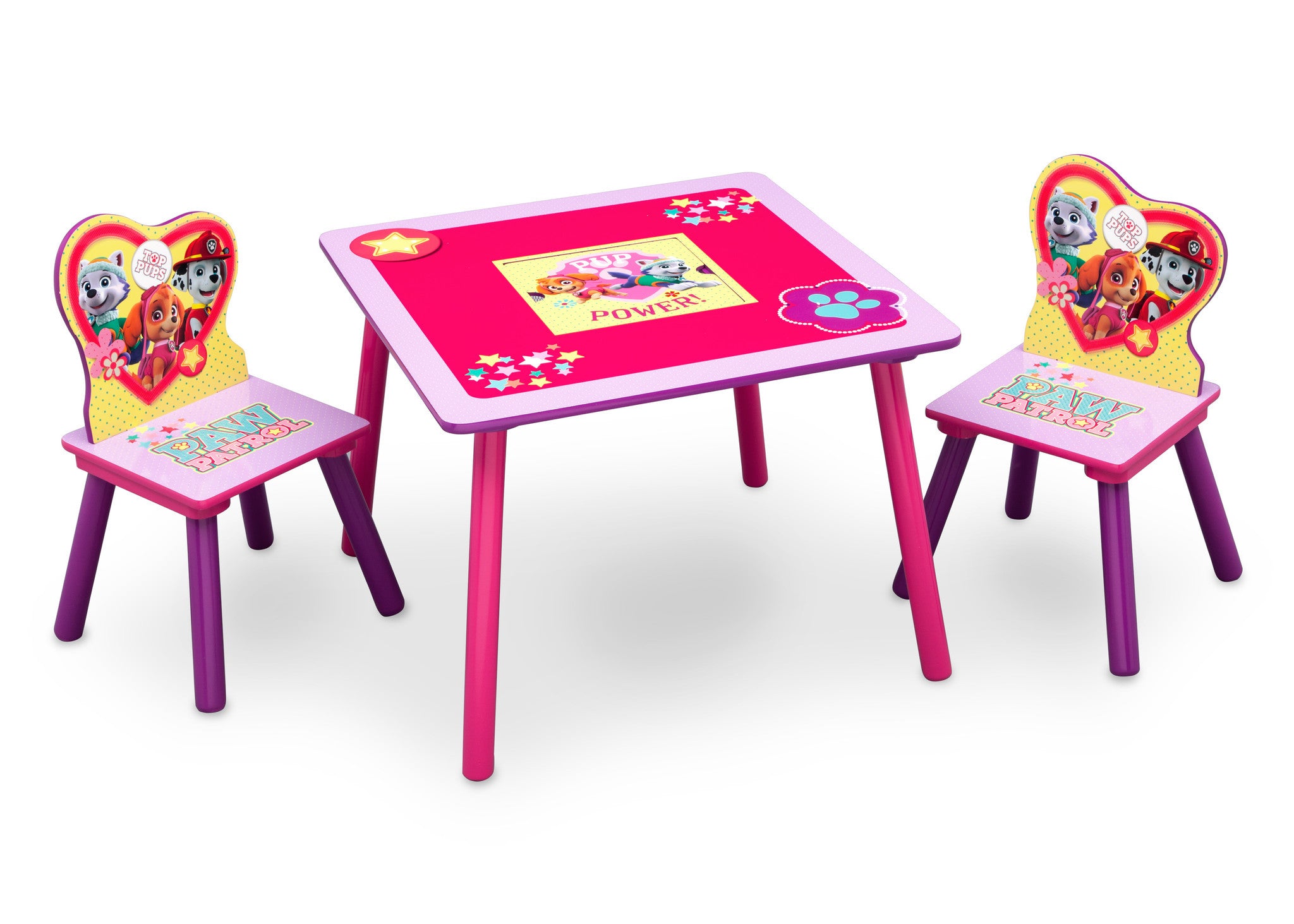 Girl paw patrol table set sale