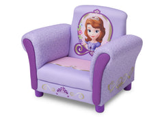 Delta Children Sofia the First Upholstered Chair Left Side View a2a