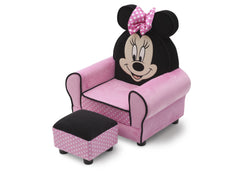 Delta Children Delta Children Minnie Figural Upholstered Chair with Ottoman, Left Side View a2a